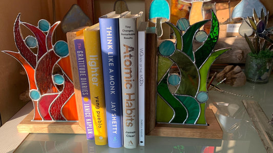 Fire and Earth Bookends