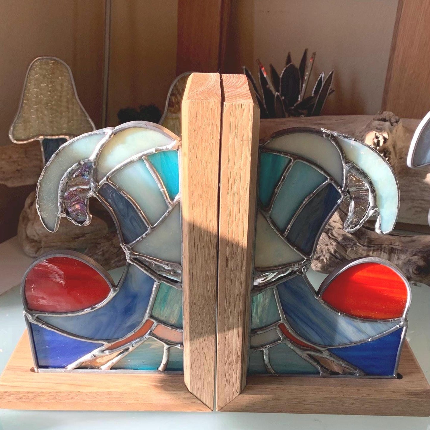 Sunrise Wave Bookends
